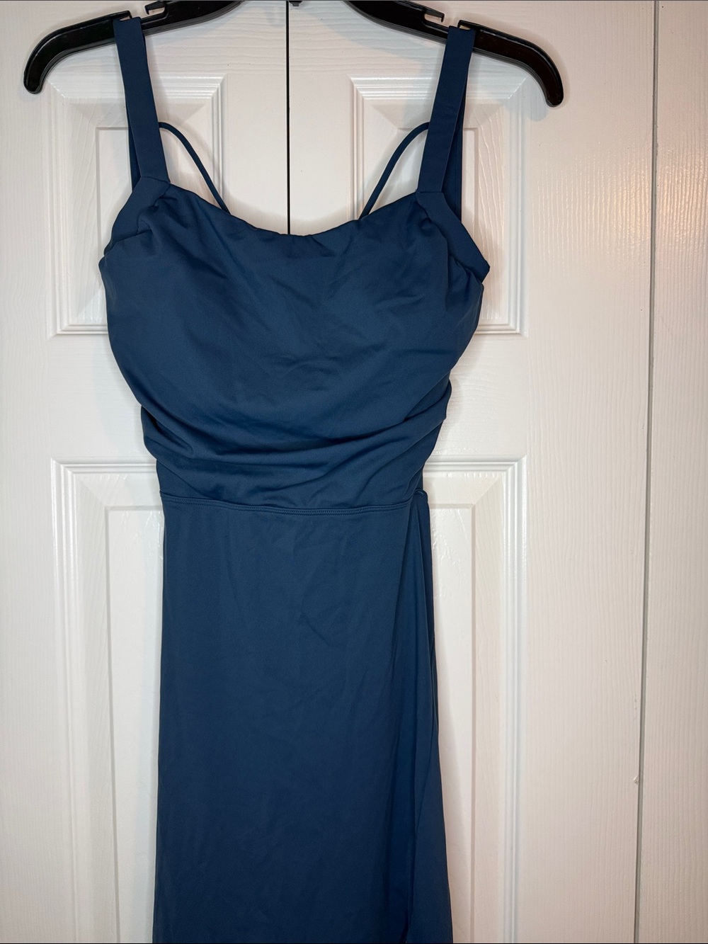 HALARA teal Blue Sleeveless Maxi Dress